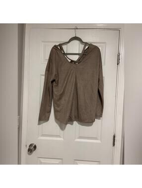 Love Riche Brown Long Sleeve Sweatshirt